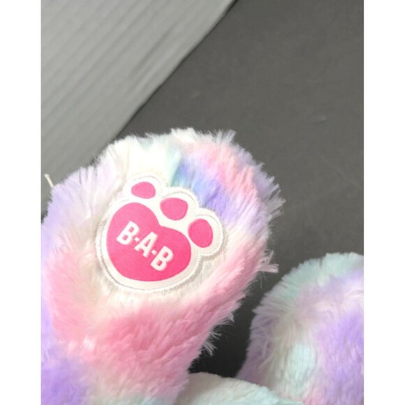 Build a Bear Kitty Cat BAB Plush Swirl Pastel Tie-Dye Pink Purple Stuffed Animal - Picture 6 of 10